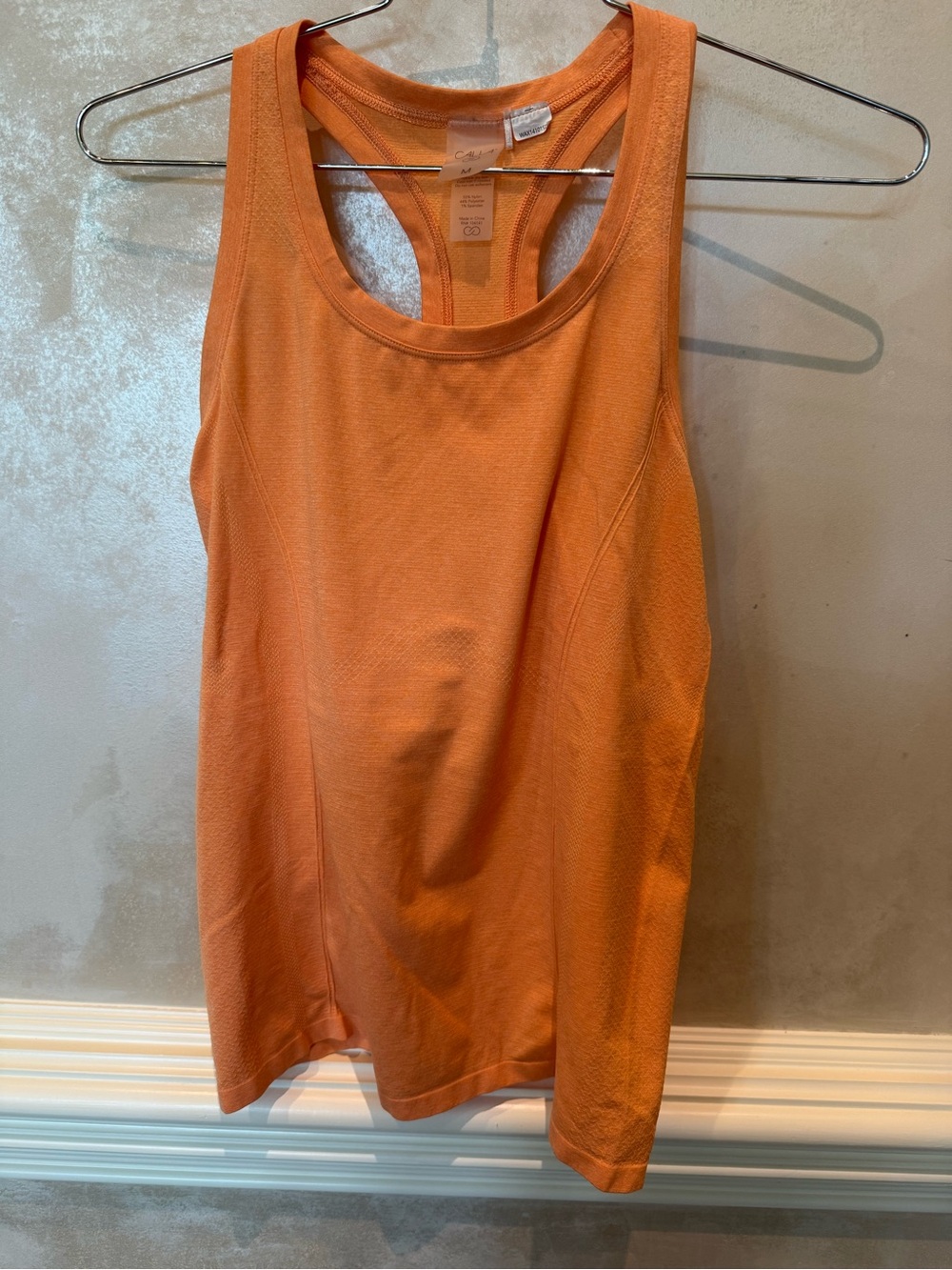 CALIA by Carrie Underwood Bright Peach Racerback Tank